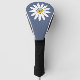 Daisy with Monogram Blue Golf Headcover