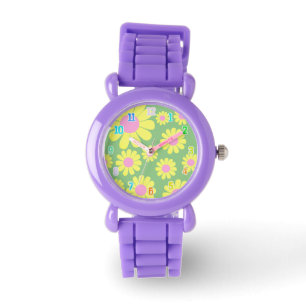Daisy Yellow Green Armbanduhr