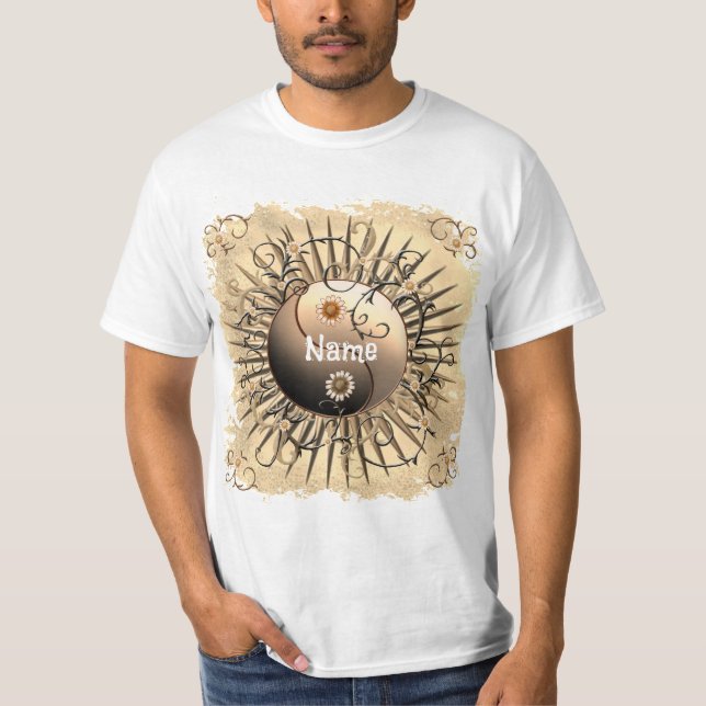 Daisy Yin Yang  T-Shirt (Vorderseite)