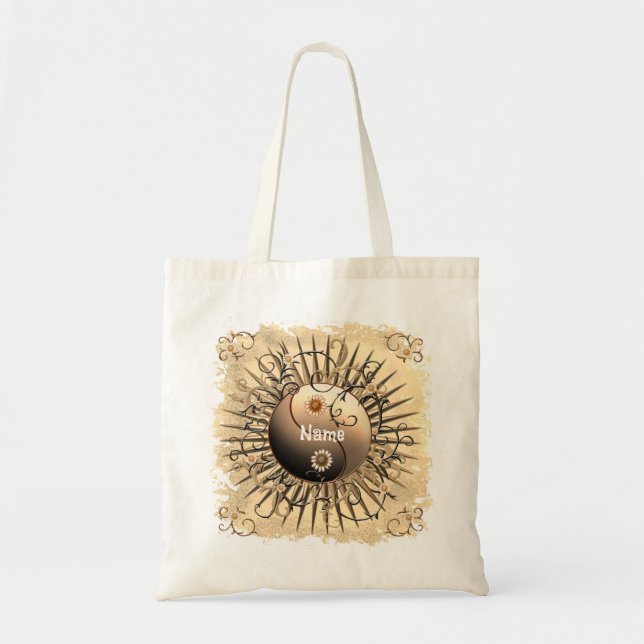 Daisy Yin Yang Tote Bag Tragetasche