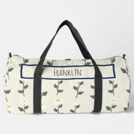 Daisy Zeichnend I Individuelle Name Duffle Bag