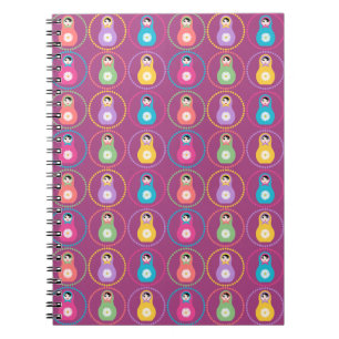 Daisyflower Matryoshka Notizblock