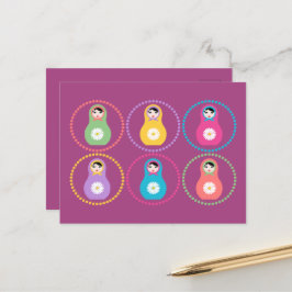 Daisyflower Missydoll Postkarte