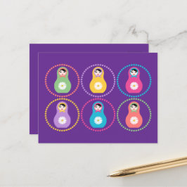 Daisyflower Missydoll Postkarte