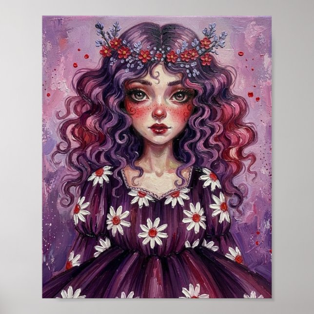 DaisyWitchPortrait  Poster (Vorne)