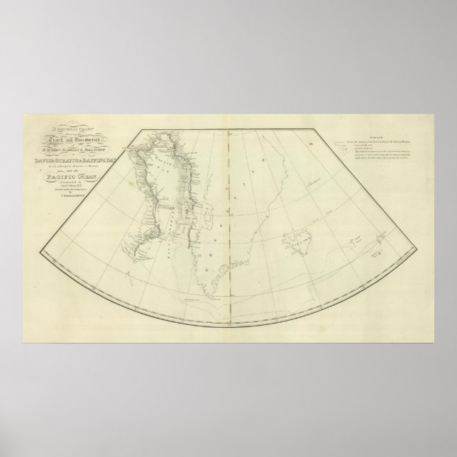 Daivs Straight und Baffin Islands Bay Poster (Vorne)