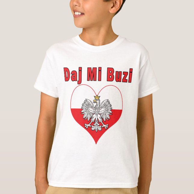 Daj Mi Buzi Eagle Heart T-Shirt (Vorderseite)