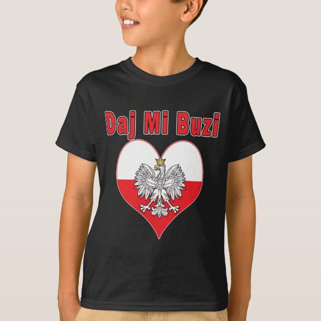 Daj Mi Buzi Eagle Heart T-Shirt (Vorderseite)