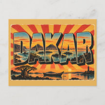 Dakar Vulkanische Halbinsel Atlantik Vintage Reise