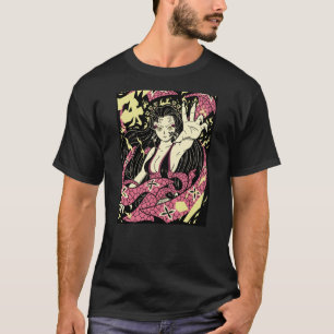 Daki Kimetsu no Yaiba Dämonenschicht T-Shirt