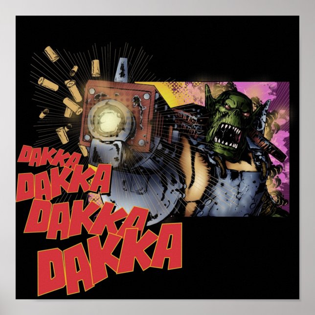 Dakka Dakka Orc Poster (Vorne)