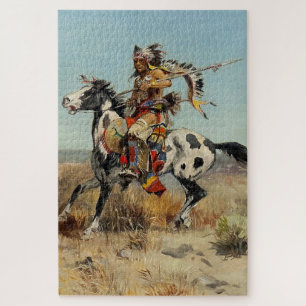 "Dakota Chief" von Charles M Russell Puzzle