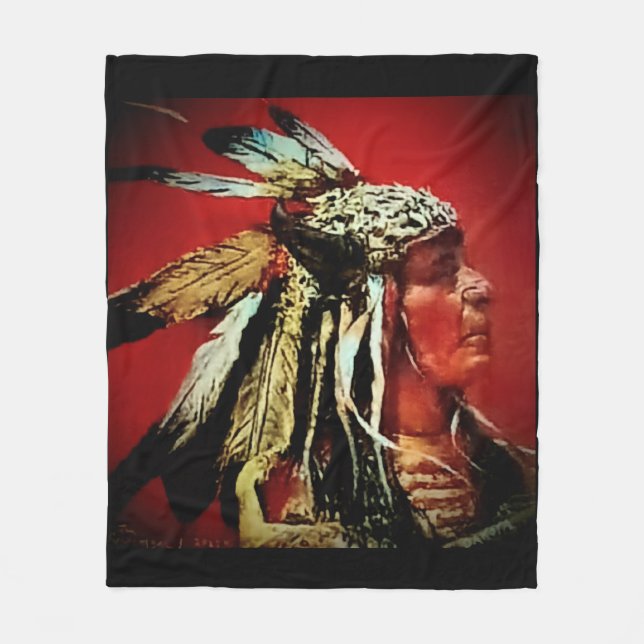 "Dakota"-Fleece-Decke Fleecedecke (Vorderseite)