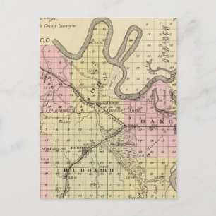 Dakota Landkreis, Nebraska Postkarte