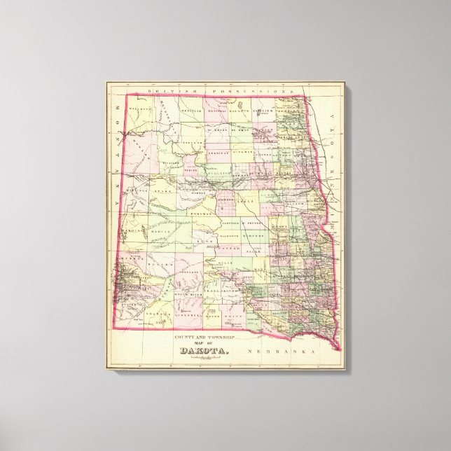 Dakota Leinwanddruck (Vorderseite)