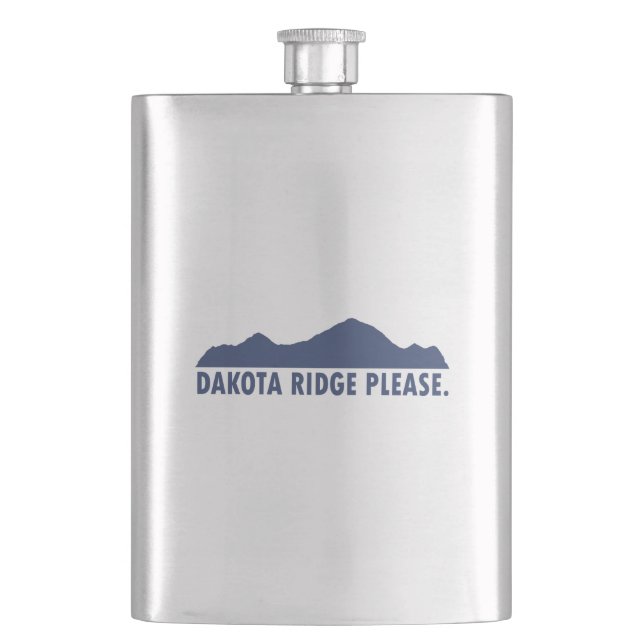 Dakota Ridge Bitte Flachmann (Vorderseite)