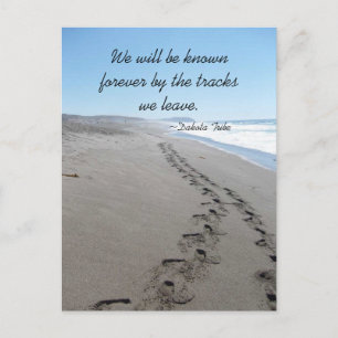 Dakota Tribe Quote Postkarte