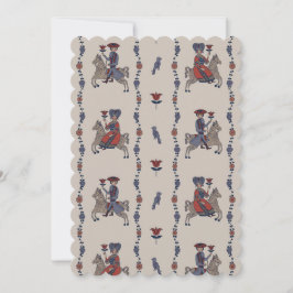 Dala B - flache Einladung: 12,7 cm x 17,8 cm Save The Date