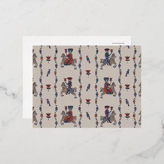 Dala B - Foil Postcards Folien Feiertagspostkarte