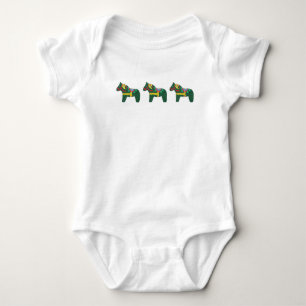 Dala Horse Baby Romper Strampler
