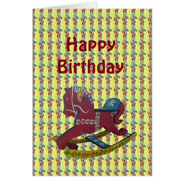 Dala Horse Birthday (Vorne)