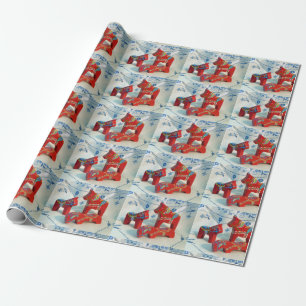 Dala Horse Collector Wrapping Geschenkpapier