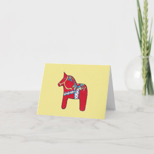 Dala Horse Collectors Notecard Karte