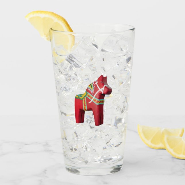 Dala Horse Glas (Vorderseite Ice)