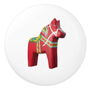 Dala Horse Keramik Knob Keramikknauf