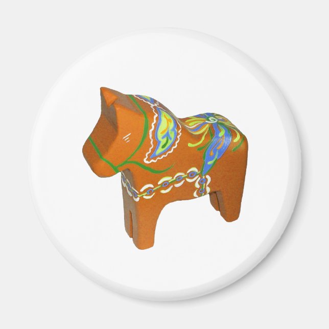 Dala Horse Magnet (Vorne)