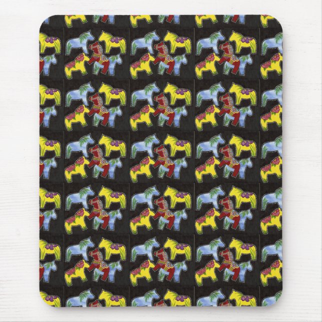 Dala Horse Mousepad (Vorne)
