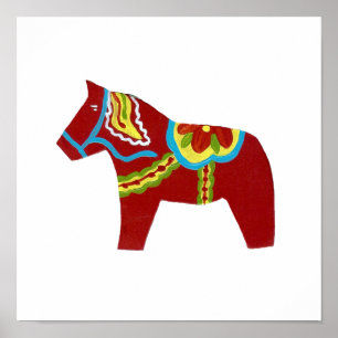 Dala Horse Poster