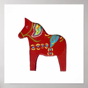 Dala Horse Poster