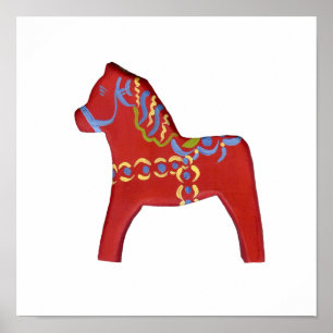 Dala Horse Poster