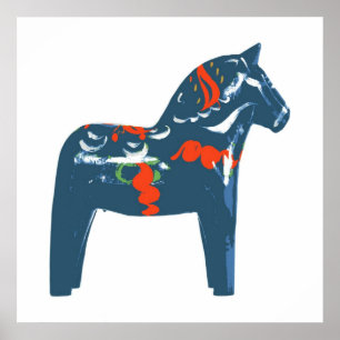Dala Horse Poster