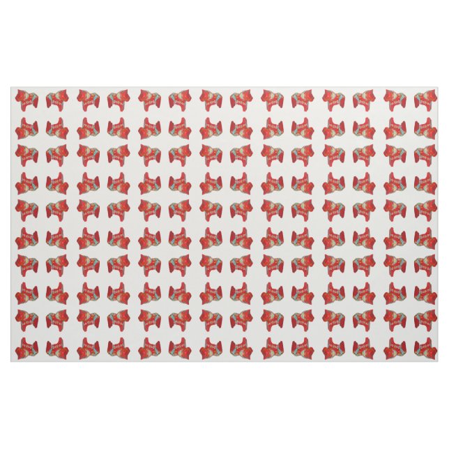Dala Horse Quilting Fabric Stoff (Yard (91,4 cm))