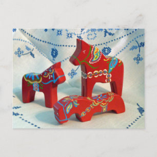 Dala Horse Sammler Postkarte