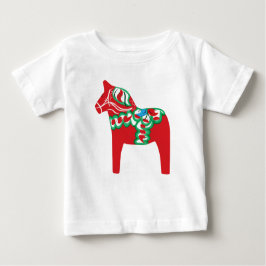 Dala Horse Säugling T - Shirt