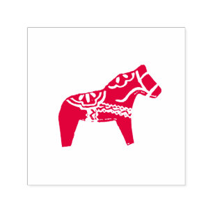 Dala Horse Self Inking Rubber Briefmarke Permastempel