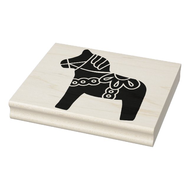 Dala Horse Swedish Folk Art Gummistempel (Stempel)