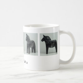DALA HORSE Tasse - schwarz