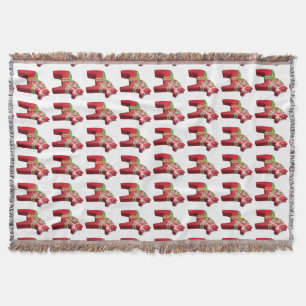 Dala Horse Throw Blanket Decke