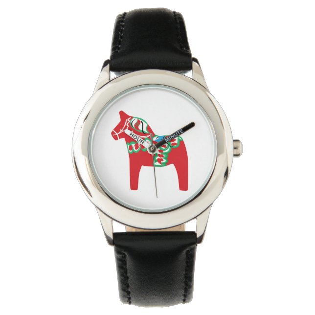 Dala Horse Wrist Watch Armbanduhr (Vorderseite)