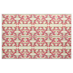 Dala Horses Fabric Stoff