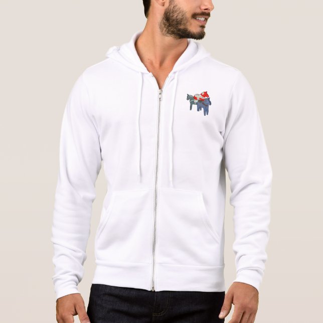 Dala Horses Hoodie (Vorderseite)