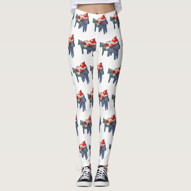 Dala Horses Leggings (Vorderseite)