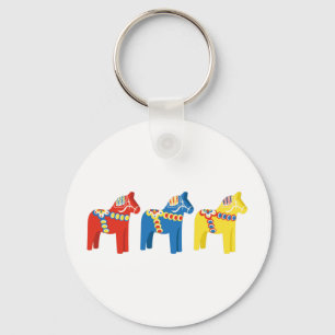 Dala Horses Schlüsselanhänger