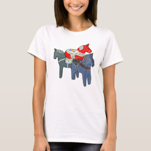 Dala Horses T-Shirt