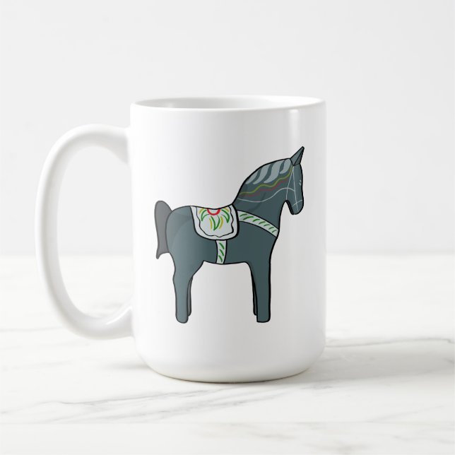 Dala Pferd Kaffeetasse (Links)