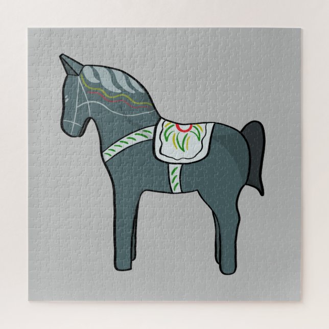 Dala Pferd Puzzle (Vertikal)